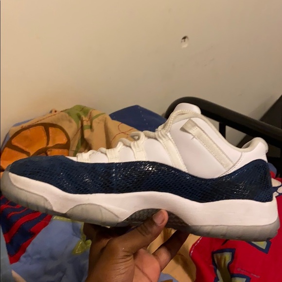 Jordan 11 Snakeskin NAVY - Picture 3 of 6